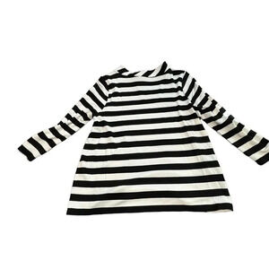 chicos size 1 shirt Like New Preloved Condition black & white stripes